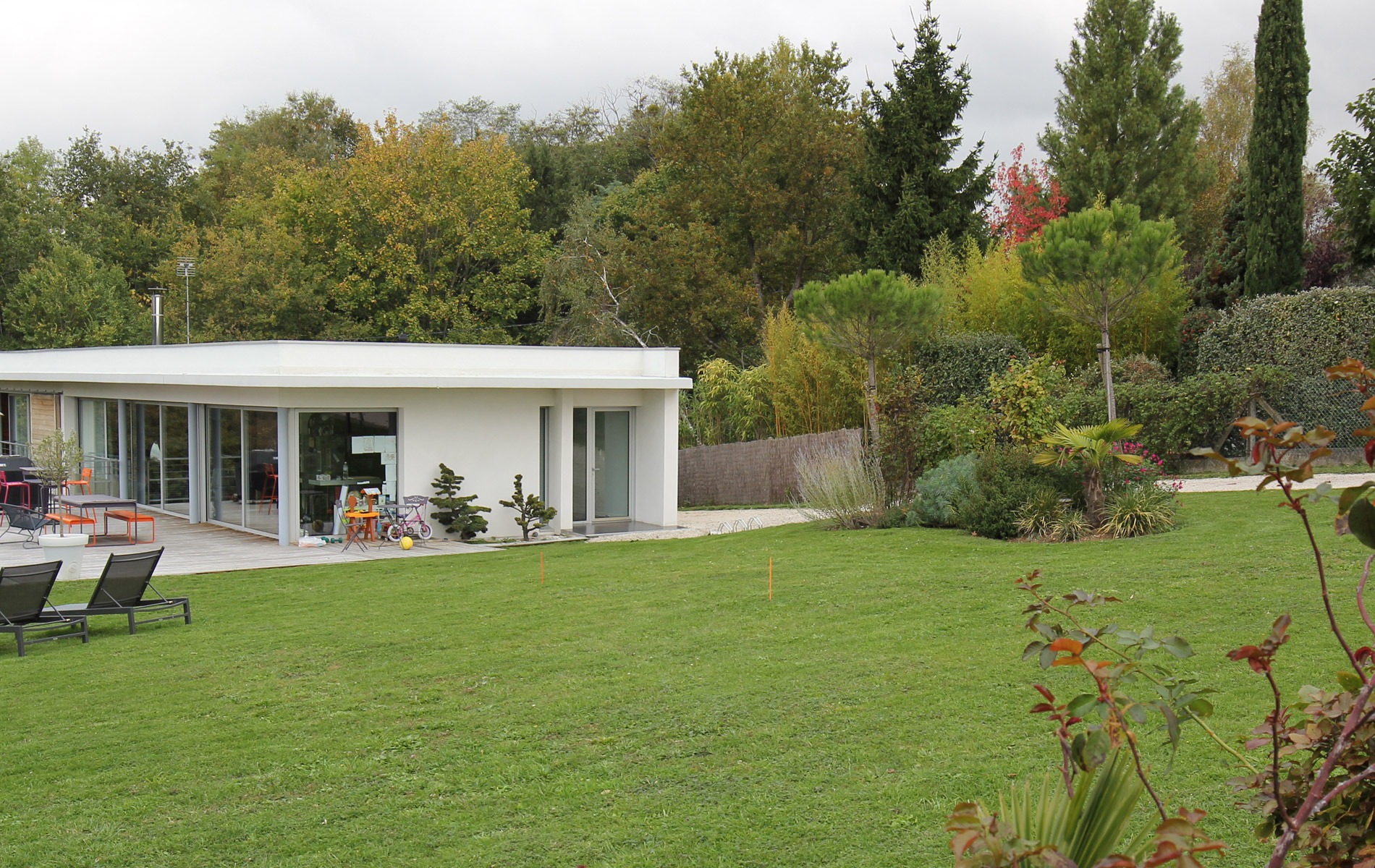 Construction piscine - Maison avec piscine avant travaux