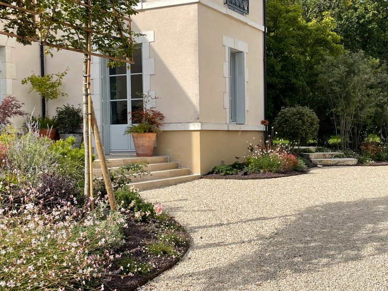 paysagiste amenagement de jardin paysagée allée nidagravelle Blois