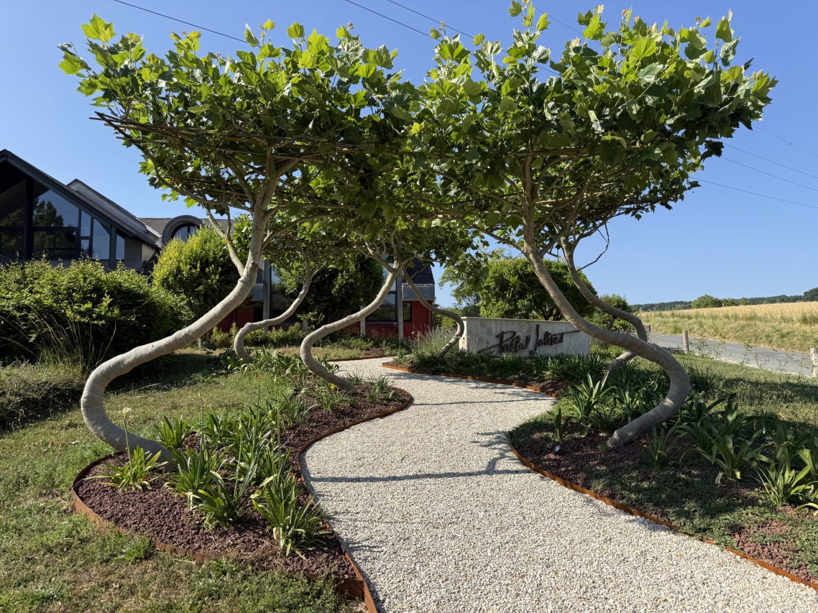 Réalisation ADH Professionnels - Allée & Aménagement paysager pour Pascal Jolivet à Sancerre