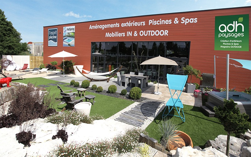 Façade magasin ADH Paysages à La Chapelle-Saint-Mesmin